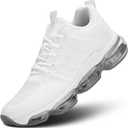 Womens Air Cushion Running Shoes Walking Jogging Fitness Gym Fashion Sneakers Lace Up Casual Comfortable Work Tennis Sport Athletic Trainers Size 6.5