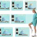 Ankle Foot Balance Board, Quebec Beech Wood Ankle Rehabilitation Strength Training Tool for Sprain Recovery, Muscle Injury Relief, Side Balance Kick Board, Suitable for Seniors, Athletes & Adults