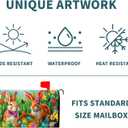 Easter Bunnies Mailbox Covers Magnetic Standard Size 25.5" X 21",Spring Colorful Eggs Flowers and Butterflys Mailbox Wraps Post Letter Box Easter Cover for Holiday Garden Yard Decor
