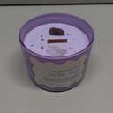 Purple Crystal Candle for Women - 12oz Large Wood Wick Candle with Natural Soy Wax. Luxurious Slow Burn for Meditation with Crystals and Healing Stones. Gift for Birthday, Christmas, Valentines Day