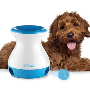 iFetch Frenzy Interactive Dog Toy, Self Fetch Mini Tennis Ball Machine for Small and Medium Dogs, Includes 3 Tennis Balls, Mental Stimulation Brain Game