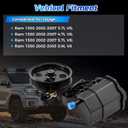 Power Steering Pump with Pulley and Reservoir 20-70269 96-70269 Compatible for 2002-2007 Dodge Ram 1500