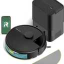 iRobot Roomba 105 Combo Robot Vacuum & Mop with AutoEmpty Dock - Self-Empties for 75 Days, Intense Power-Lifting Suction, LiDAR Navigation, Multiple Cleaning Modes, Avoids Mopping Carpet, Smoke