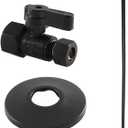 Kingston KF43150TKF20 Toilet Supply Kit, Matte Black