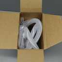 Keimi Portable Fuel Transfer Pump with Auto-Stop, 3.2 Gallon per Min, 51" Extra Long Hose, Battery & USB Powered, 4 Can Adapters, Leak-proof Gas Pump for Oil, Diesel and Gasoline