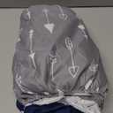 Baby Bassinet Sheets 4 Pack Compatible with 33" x 20" Mika Micky, Baby Delight, Dream On Me, AMKE and Other Rectangle Bassinet Mattress, Ultra Soft & Skin Friendly, Washer & Dryer (for Mika Mikcy & Baby Delight & Bedside Sleeper, Navy Blue Cloud)