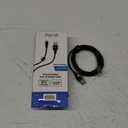 6 Foot Braided Nylon Micro Black Chrome USB Charge/Sync Cable