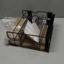 SpaceAid Pull Out Spice Rack Organizer for Cabinet, Heavy Duty Slide Out Seasoning Kitchen Organizer, Cabinet Organizer, with Labels, 5.2" W x10.75 D x10 H, 2 Drawers 2-Tier