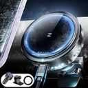 ZEEHOO [Ice Cooling Charging] Compatible with Mag-Safe Car Charger,15W ICEBLOCK Magnetic Wireless Car Charger Mount, Hands Free Car Mount Holder for iPhone 15 14 13 12 Pro Max Plus Mini Mag-Safe Case