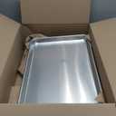 Nordic Ware Naturals Half Sheet - USA Made Aluminum Commercial Quality Sheet Pan for Baking or Roasting, Encapsulated Galvanized Steel Rim Prevents Warping, 2-Pack