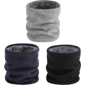 3Pcs Winter Neck Warmer Gaiter for Women Men Thermal Fleece Ski Face Mask Cover Windproof Scarf for Skiing Hiking