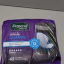 Depend Guards Incontinence Pads for Men, Overnight Absorbency, 42 Count