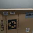 Lasko Pedestal Fan, Oscillating Fan for Bedroom with Adjustable Height and 3 Cooling Speeds, Portable, 18", Black, 1827