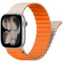 Magnetic Sport Bands for Apple Watch Band 40mm 38mm 41mm 42mm 44mm 45mm 46mm iWatch bands for Women Men,Silicone Loop Strap Wristband for Apple Watch Series 11 10 9 8 7 6 5 4 3 SE 3/2nd Ultra/3/2 49mm