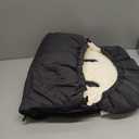 Waterproof &Thicken Universal Stroller Cover Winter,Stroller Footmuff Bunting Bag for Warm Strollers Muff,Stroller Accessories for Baby Sleeping Bag Winter Stroller Blanket (Dark Grey)