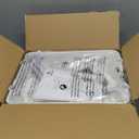 Pipishell 3 Tier Rolling Cart Organizer, Plastic Rolling Cart with Lockable Wheels & Reinforced Handle, Lightweight Utility Cart Storage Cart for Nursery, Kitchen, Bathroom, Craft Room, White, PIUC14W