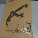 Acer Dual Monitor Arm, Computer Desk Arm with VESA Mounts for 1732 Screens, Fully Adjustable Gas Spring Monitor Stand, C-Clamp and Grommet Mounting Base, Fits 4.4 to 19.8lbs Computer Monitors