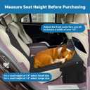 HOMBYS Back Seat Extender for Dogs,Dog Car Seat Cover with Storage Car Organizer,Dog Car Seat Extender with Storage for Front or Back Seat,Waterproof Scratch Proof Cover for Cars Trucks and SUVs,Large