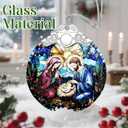 10 x Christmas Ornament, Christmas Tree Decor, Christian Ornament, Nativity Scene, Religious Home Decor, Christian Gifts, Religious Gifts, Gift Exchange, Gift Idea - Pattern A