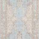 Momeni Rugs Isabella Traditional Medallion Flat Weave Area Rug, 2'3" X 7' Runner, Blue