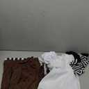 fun shack Womens Chocolate Factory Costume, Chocolate Costume Adult, Book Character Halloween Costumes for Women XL