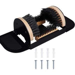 Legacy Boot Scrubber, Upgraded Bristles and Frame Strength - Shoe Scraper & Boot Cleaner Brush (Black)