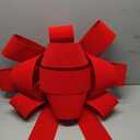 Giant Red Velvet 30 inch Magnetic Car Bow