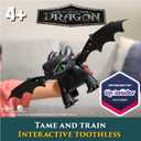DreamWorks Dragons How to Train Your Dragon, Tame & Train Interactive Toothless with 60 Sounds & Reactions, Kids Toys for Boys & Girls Ages 4 & up, One Size