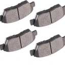 cciyu D621 Professional Ceramic Front Brake Pads Set fit For 2003-2011 For Honda Civic (4pack)