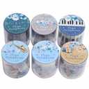 TIAMECH 6 Rolls Plants Symphony PET Tapes - Orchestra Echo Romance Design, Decorative Tape Stickers for Scrapbooking & Journaling, Junk Journal Supplies, and Ephemera