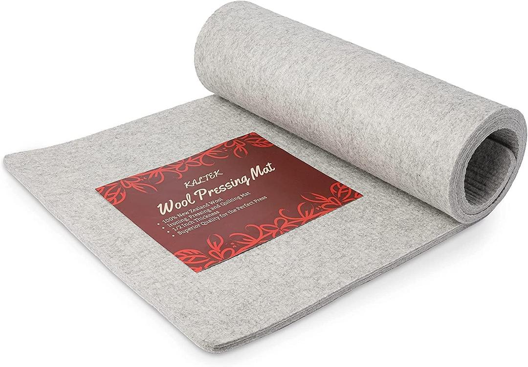 Wool Pressing Mat for Quilting - 18x36 inch Wool Ironing Mat for Sewing - Large Ironing Mat, Great for Quilting, Sewing and Pressing Seams