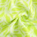 Girls Summer Hawaiian Dress Floral Halter Neck Cold Shoulder Sleeveless Beach Sundress 1-12 Years (Green)