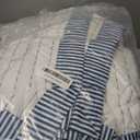 Bedsure White Quilt King Size - Lightweight Soft Quilt Bedding Set for All Seasons, Bedspreads & Coverlets, Corduroy Pattern Quilt Set, 3 Pieces, 1 Quilt (106"x96") and 2 Pillow Shams (20"x36"+2") (04 - White (Striped Border))