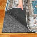 Waterproof Rug Pad 9x12 Ft, Under Area Carpet Padding, Non Slip Felt Rug Pads for Hardwood Floors, Protective Underlay Keeps Rugs in Place Without Wrinkles  9' x 12' (Rectangular), Thin