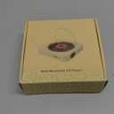 Bluetooth Portable Home CD Music Player with Remote Control, Timer, Built-in Speakers and LED Display - FM Radio Boombox (White)