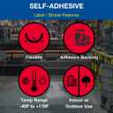 ComplianceSigns.com DANGER High Voltage Authorized Personnel Only OSHA Safety Label Decal, 5x3.5 in. Vinyl 4-Pack for Restricted Access Electrical