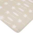 Babyletto Muslin Baby Bassinet Sheets for Girls & Boys - GOTS Certified Breathable Organic Cotton Cover, 360 Fitted, Soft, Gentle, and Cozy Rectangle Bedside Bassinet Sheets - Beach Bum