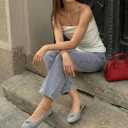 Epic Step Ballet Flats for Women Comfortable Flat Shoes for Women Dressy Casual Round Toe Flats (9.5, Grey)