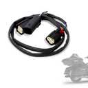 Tour Luggage Pack Quick Disconnect Wiring Harnesses,Plug-n- Play Power tap Harness for Harley Touring 14-24,for Road King, Road Glide, Street Glide, Electra Glide Standard and Select CVO