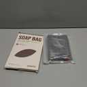 ZOMCHI 2 Pieces Exfoliating Soap Bags, Soap Savers for Bar Soap, Soap Bar Pouch for Deep Exfoliation, Foaming Soap Sock for Shower