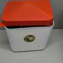 Nexum 2 Gallon Heated Chicken Waterer - Outdoor Unfrozen Poultry Drinker for Winter with 4 Nipples and Adjustable Stand Automatic Chicks Water Bucket (Red, 2 Gallon)