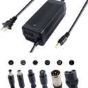 29.4V 2A/1A Fast Battery Charger 7 in 1 Plugs Universal Universal for 24V 25.2V 25.6V 25.9V Lithium Battery, 7S Lithium Battery Replacement Charger for Gotrax,Jetson,Razor,Ninebot,etc