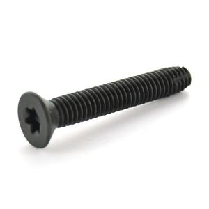 1/4-20 x 2 1/2'' Self-Tapping Trailer Deck Screws, Flat Head, Type F, Star Drive T-30, Steel Floorboard Thread Cutting Screws for Wood & Metal - 10 Pcs