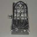 Wall Sconces Candle, Black Metal Wall Art Decor, Retro Line Wall Candle Holder for Living Room, Dining Room, Bedroom, Bathroom (16.5 x 7 in)