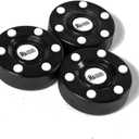 Premier Sports - 3 Pack Inline Hockey Pucks  Fast Glide with 6 Slider Dots, Crosshatch Design for Realistic Feel  Street, Roller and DEK Hockey