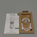 Flexible USB-A to Lightning Cable by PowerKnit (4ft, White)