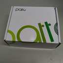 parro Gold Door Knobs Interior,Privacy Door Knob with Lock,Pismo Doorknob with Rectangle Rosette for Bath & Bedroom