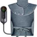 Heating Pad for Back Pain Relief, Large Electric Heat Pad for Neck and Shoulders, 6 Heat Settings & Auto Shut Off Hot Pad, Machine Washable Ultra Soft Fabric, Gifts for Women, Men, Mom, Dad (37''x 24'', Dark Gray)