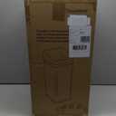 iTouchless 13 Gallon Stainless Steel Automatic Trash Can with Odor-Absorbing Filter and Lid Lock, Sensor Kitchen Garbage Bin, Power by Batteries (not included) or Optional AC Adapter (sold separately)