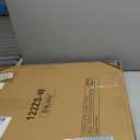 4ft Folding Table, Portable Fold-in-Half Adjustable Height Utility Table for Indoor/Outdoor Use, Durable HDPE & Steel, Stable & Lightweight, Multi-Purpose, White